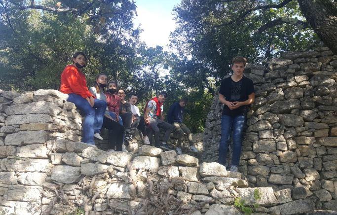 Le sentier des Pierres sèches à Mazan avec les 3èmes B1