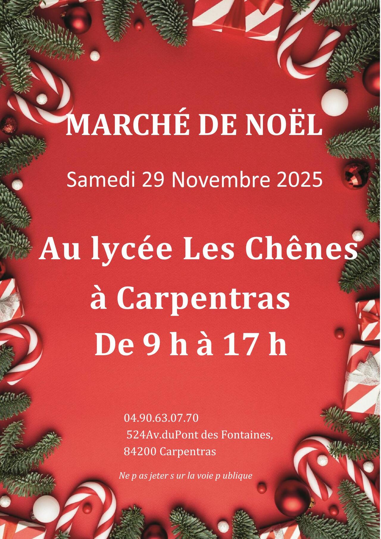 Marché de Noël des Chênes !