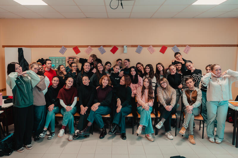 Vernissage du projet « Femmes engagées » par les Terminales Bac Pro SAPAT