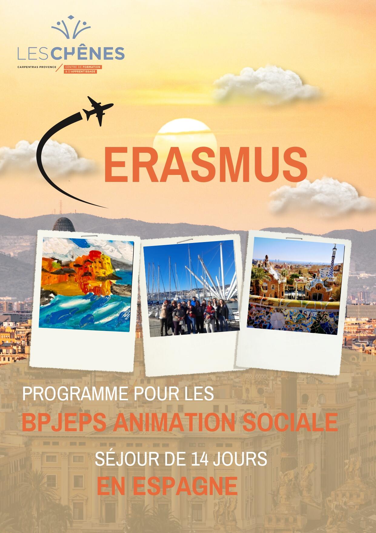 Séjour ERASMUS - BPJEPS Animation Sociale