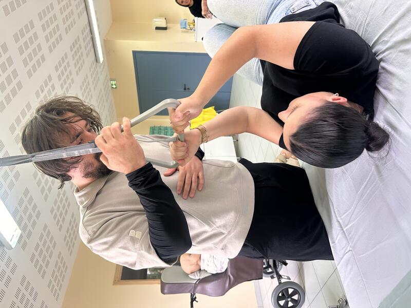 Premier cours d’ergonomie pour nos stagiaires aides-soignants