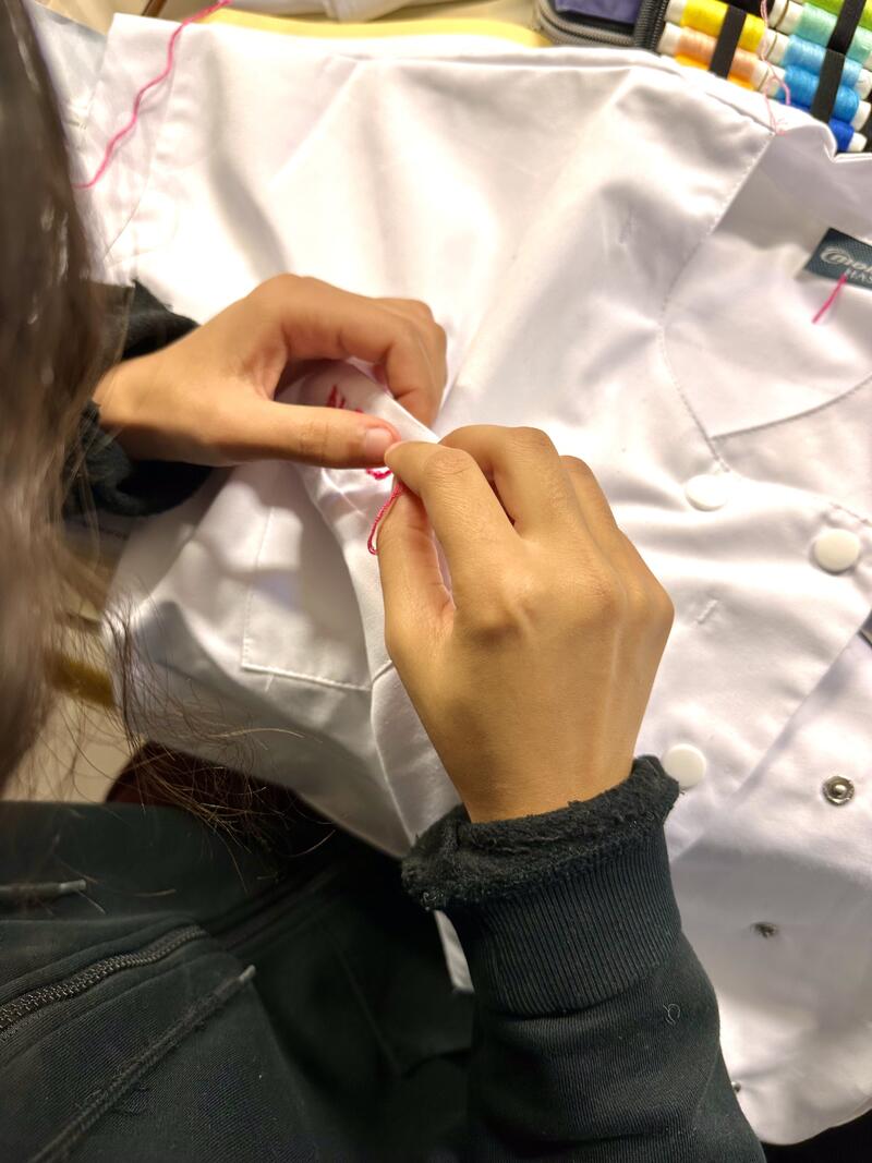 Premiers pas en couture pour les 2nde Bac Pro SAPAT