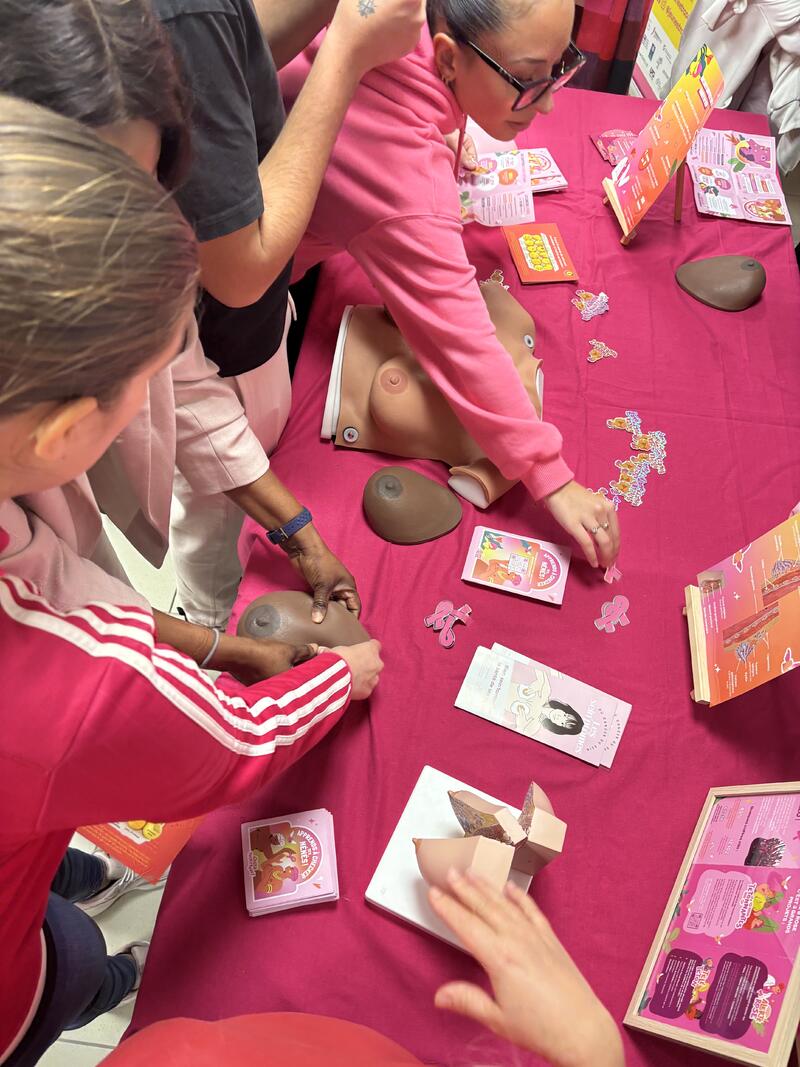 Prévention et sensibilisation avec l’association Jeune & Rose