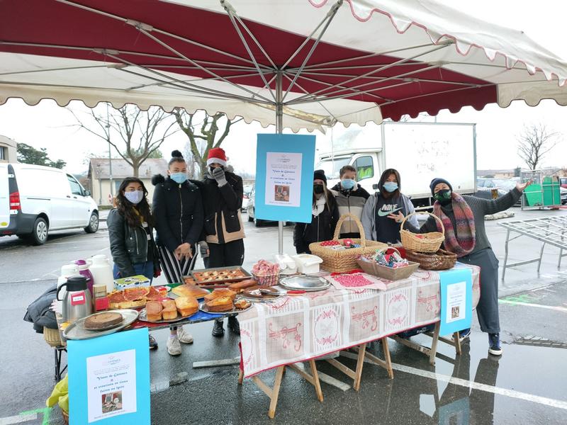 Malgré le froid les CAP sont présentes sur le marché !