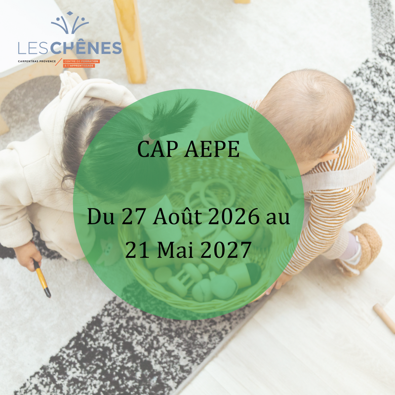 NOUVELLE SESSION FORMATION CAP PETITE ENFANCE