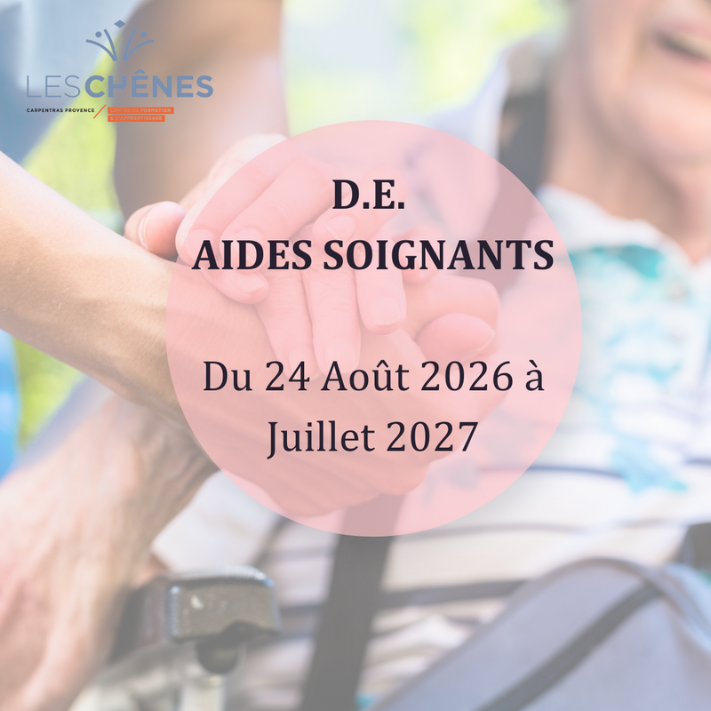 NOUVELLE SESSION FORMATION AIDES-SOIGNANTS