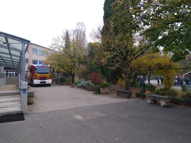 Exercice de sécurité incendie