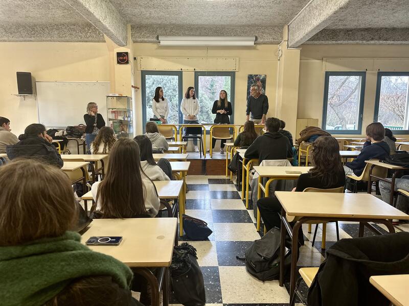 Rencontre avec d'anciens élèves !