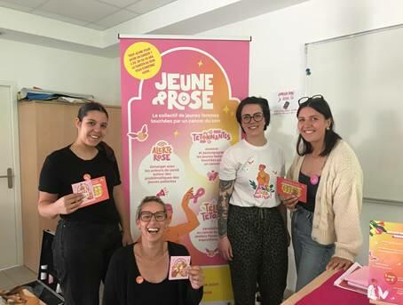 Prévention et sensibilisation avec l’association Jeune & Rose