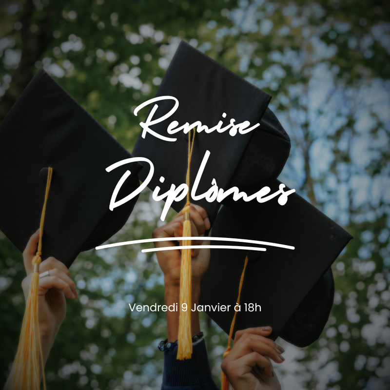 Remise des diplômes promo 2025